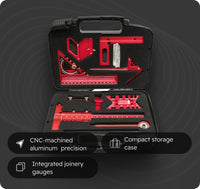 10-Piece Woodworking Square & Measuring Set