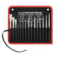 16-Piece Punch & Chisel Set – Taper, Cold Chisels, Pin, Center Punch