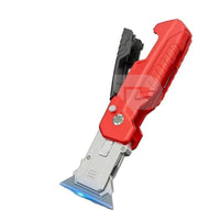 2-in-1 Folding Utility Knife & Scraper – Rotating Blade for Glue & Paint Removal