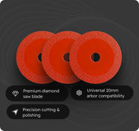 3-Inch Diamond Cutting Disc for Tile, Ceramic & Stone