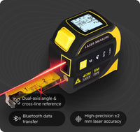 4-in-1 Bluetooth Laser Tape Measure