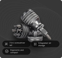 Mini Screwdriver Kit 7-in-1 — Titanium Pocket Repair Tool