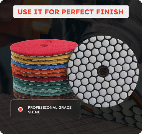 Diamond Polishing Pads 3–7"