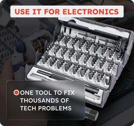 138-in-1 Precision Electric Mini Screwdriver Set