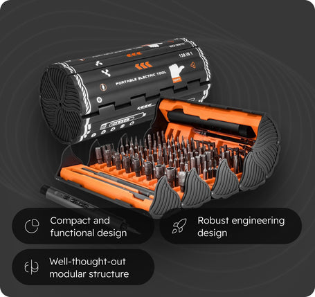 138-in-1 Precision Electric Mini Screwdriver Set