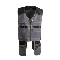 Men’s Outdoor Work Vest – Multi-Pocket Tool Vest, Durable Workwear