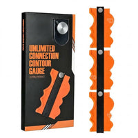 Alloy Contour Gauge with Lock – Profile Duplicator Tool for Woodworking, Tile and Flooring