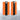 Orange and black measuring tool with dimensions and specifications on a white background