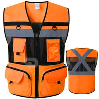 High Visibility Safety Vest – Custom Logo, Reflective, Workwear
