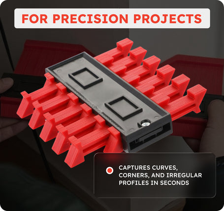 Locking Contour Gauge — Precise Profile Copy Tool