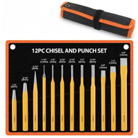 Punch and Chisel Set – Chrome Vanadium Steel Metalworking Tools
