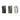 Three USB rechargeable flashlights in black, green, and white on a white background.
