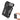 Black flashlight on a white background