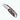 Retractable utility knife with black and orange design on a white background.