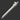 Silver pen with ruler design on a grey background