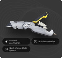 All-Metal Folding Utility Knife