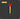 Screwdriver with red handle and gold body on a dark background
