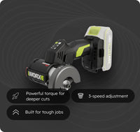 Brushless Cordless Multi Cutter & Angle Grinder