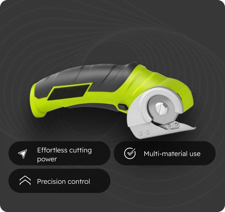Cordless Electric Scissors for Cardboard, Carpet & Leather