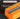 An orange diamond hand pad with a black mesh cutting surface, shown on a dark background with promotional text overlays.