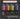 An informational graphic showing four colored grinding and polishing blocks labeled for different grit options: 60# heavy grinding & shaping in pink, 100# edge smoothing & scratch removal in orange, 200# fine smoothing & pre-polishing in green, and 400# final polishing & finishing in purple. Each block is shown with a corresponding patterned sample piece below it on a dark textured background.