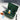 Open green precision screwdriver kit with multiple compartments, organizing small tools, screwdriver bits, and pry tools for electronics repair. 
