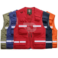 High Visibility Safety Vest – Multi-Pocket, Emergency / Rescue, Communication