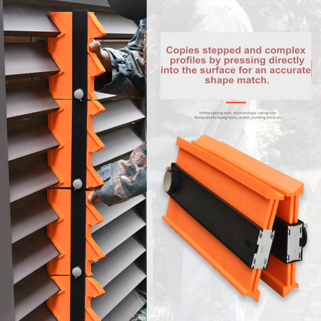 Modular Contour Gauge with Interlocking System