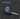 Gray color 40m laser tape measure on a dark background