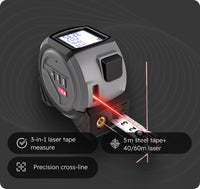 Laser Tape Measure Multi Cross (40m,60m/5m)