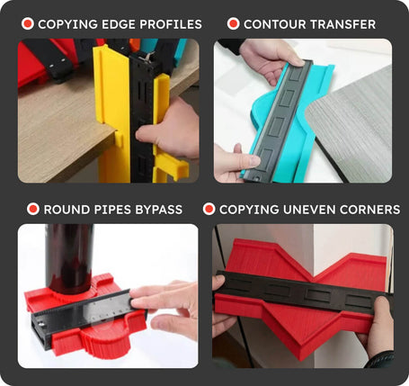 Ways to use locking contour gauge