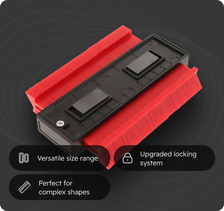 Locking contour gauge