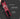 Red tool belt with tools and features highlighted on a dark background