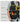 The person is wearing a black and yellow tool vest with multiple pockets.