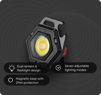 Mini LED  Flashlight — COB Work Light with Magnet