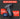 Black handheld vacuum cleaner with text highlighting features on a dark background