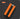Orange and black tool with a silver button on a dark background