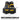 Black and yellow tool vest with multiple pockets and measurements on a white background