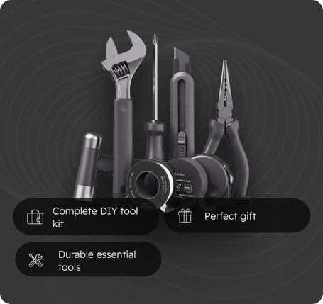 Multi-Purpose Household Tool Kit for DIY & Home Maintenance