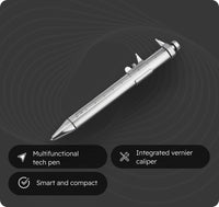 Multifunction Caliper Pen – 0.5mm Ballpoint Gel Ink Pen