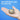 Mini COB work light held in a hand against a blue background with text.