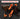 Contour marking tool with orange handles on a dark background