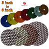 Profila Tools™ Diamond Polishing Pads – Wet & Dry, 3in to 6in