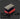 A red jewelry box with a textured gray abrasive pad resting on top, shown on a dark gray background with feature callouts reading 'Durable diamond abrasive', 'Flexible durable design', and 'Replaceable pads'.