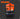 Orange and black safety vest on a dark background