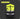 Yellow and black safety vest on a dark background