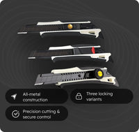 TAJIMA Multi-Function Retractable Utility Knife – Art & Carton Cutter