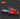 Red chainsaw on a black background with 'CHAINSAW' label.